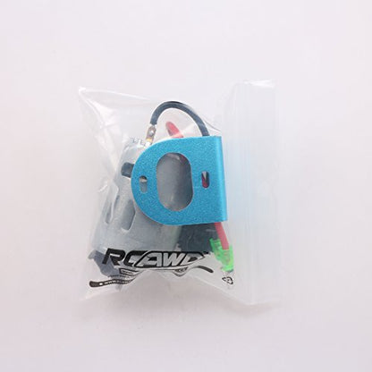540 Brushed Motor Adjustable Mount W/Fan 27T Gear Upgrade Parts for 1/18 Wltoys A959 A969 A979 K929 RC Car A580048 (Blue)