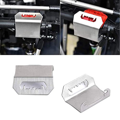 Stainless Steel Front Rear Axle Protective Skid Plate for Axial SCX10 III AX103007 and Axial Capra 1.9 UTB 1/10 RC Crawler Car
