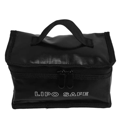 Outanaya Fireproof Lipo Charging Bag for Rechargeable and Lithium Batteries Battery Protective Case with High Temperature Resistance PVC and Non-Woven Fabric Material and Transport