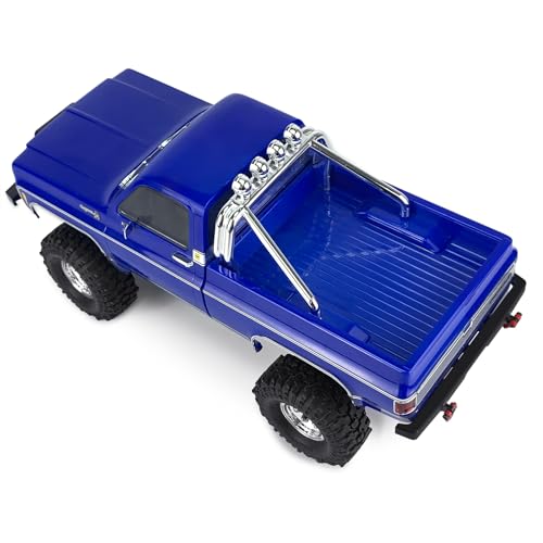 RCHUBAM Rear Bumper with Trailer Hitch Hooks for 1/18 TRX4M K10 | Aluminum Alloy RC Upgrade Parts - style: Rear Bumper