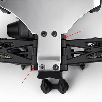 RC Replacement Parts for Mini-B 2Wd 1/16 Rc for Buggy Truck Model Upgrade Parts Aluminum Alloy Rear Pivot Block Set Arm Mount