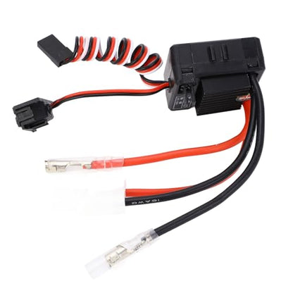 60A Brushed ESC Speed Controller, Water Proof Dust Proof Electronic Speed Controller for 1/10 RC Cars Boats