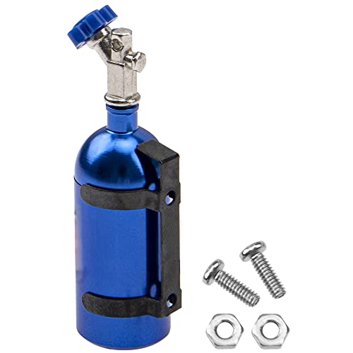 Simulation Nitrogen Bottle Decoration Part Accessory & RC Body Clips Pins with Fixing Bracket Aluminum Pull Tabs Mount