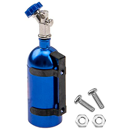 Simulation Nitrogen Bottle Decoration Part Accessory & RC Body Clips Pins with Fixing Bracket Aluminum Pull Tabs Mount