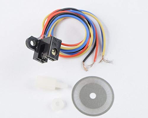 Xuanthang Spare Part for Photoelectric Speed Sensor Encoder Coded Disc Code Wheel for Freescale Smart Car