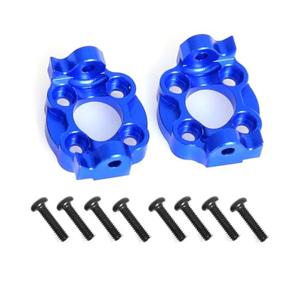 Aluminum Front C Hub Carrier C-seat RC Upgraded Parts for LOSI 1/18 Mini LMT 4X4 Brushed Monster Truck RTR-LOS01026 RC Car, Blue - color: Blue C-seat