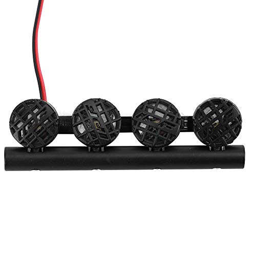 VGEBY RC Roof Light, RC LED Light Bar Kit LED Roof Lamp DIY RC Car Light Rack Lamp Spotlight Accessory Fit for /SCX10 1/10 RC Car Crawler(4LED) Rc Light Bar