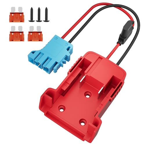 RVBOATPAT Battery Adapter 18V for Power Wheels Adapter with Wire Harness Connector Compatible with Peg-Perego Riding Toys - color: MWK-BWHC-W2-1PC