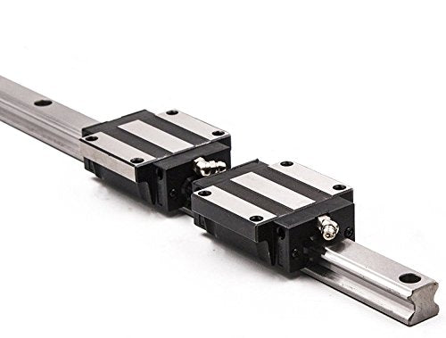 TEN-HIGH HSR15 250mm Linear Guide Rail Linear Motion Slide Rails Linear Motion Products, for CNC Routers, 1pcs Rail + 2pcs HSR15CA Blocks Bearing - size: 250mm, style: HSR15