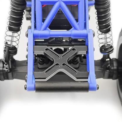 RC Rear Frame Brace Aluminium Alloy Rear Chassis Frame Brace Rear Support Bracket Comaptible with LOSI 1/18 Mini LMT 4WD RC Monster Truck Upgrade Part