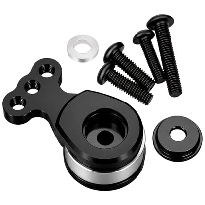 25T Servo Horn Servo Saver Arm for Tamiya 1/10 TT02 TT2S RC Drift Car Upgrade Parts (Black) - color: Black