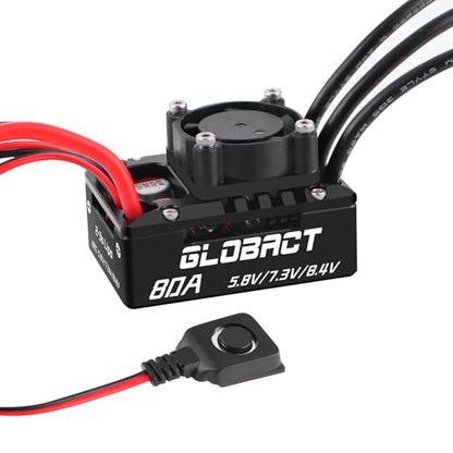GLOBACT 80A Brushless ESC 2-3S Built-in Bluetooth ESC for TRX4 SCX10 1/10