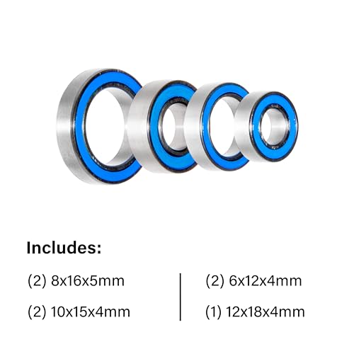 Front and Rear Diff for Traxxas 4x4 VXL Slash, Stampede Bearings Kit