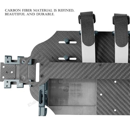 RC Upgrades Part Chassis Protect Armor Skid Plate Guard for 1/10 F0rd F15O Rapt0r R(101076-4),Carbon Fibre hassis Protect Armor Hops Up,Titanium - color: Titanium-(upgrades）