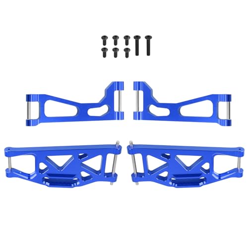Aluminum A-Arms for Traxxas WideMaxx Suspension Arms Upgrades Set Front & Rear (8-Pack) (Blue) - color: Blue
