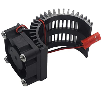 ShareGoo RC 540 545 550 Brushless Brushed Motor Heatsink with Cooling Fan 5-6V for HSP HPI Wltoys Himoto Tamiya 1/10 RC Crawler Truck Off Road Buggy Car