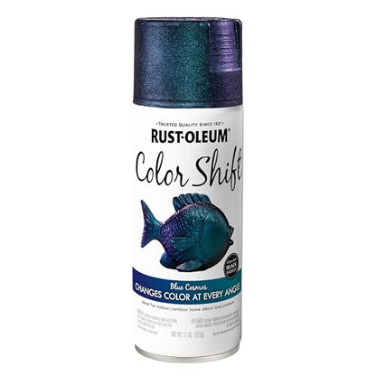 Rustoleum Color Shift Spray Paint, 11 ounce, Cosmos Blue - color: Blue Cosmos, size: 11 oz (Pack of 1)