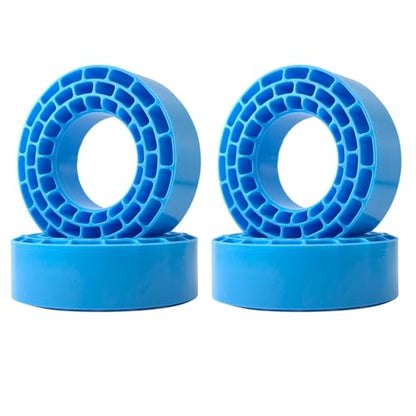 1.55" Silicone Rubber Tire Inserts for 95–97mm RC Crawler Tires – 4PCS (Blue) - color: Blue