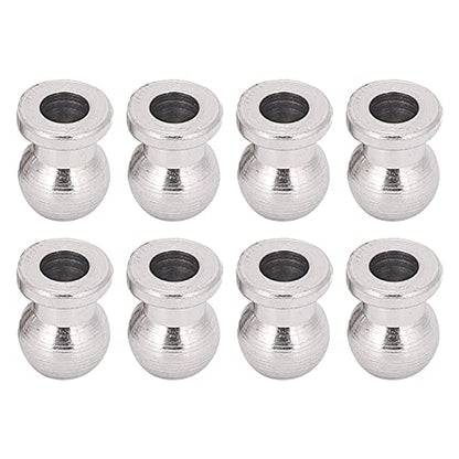 8Pcs Metal RC Car Rod Ends Ball Joint Linkage Compatible with 1/10 Hpi/Hsp/Losi/Axial//Redcat/Himoto/Losi RC Car Model Car Accessories