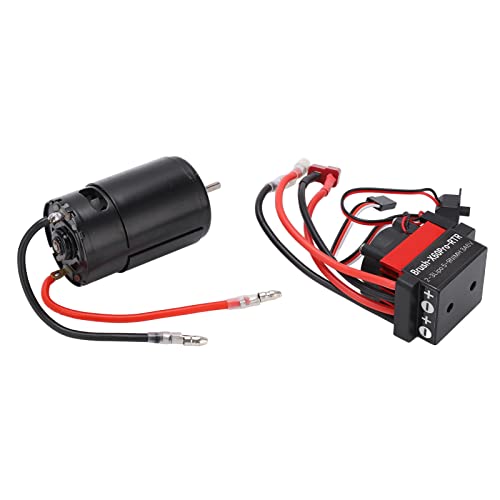 Changor Brushed RC Motor 550 29T High with 60A ESC Combo Set for SCX10 1/10 Offroad RC Car