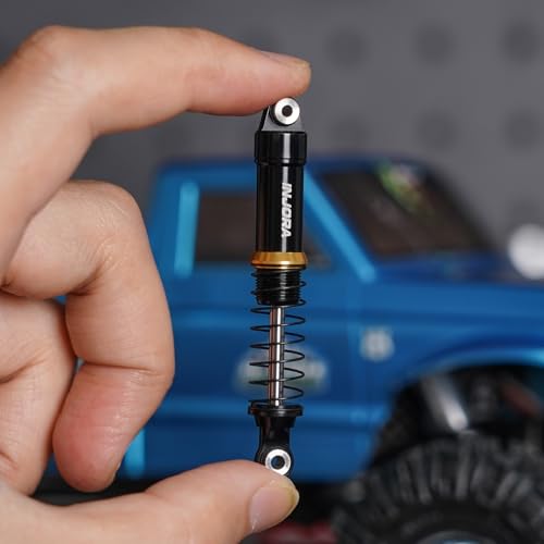 INJORA Black Aluminum LS 59mm Oil Shock for Redcat Ascent-18 HPI Venture18 - color: Black