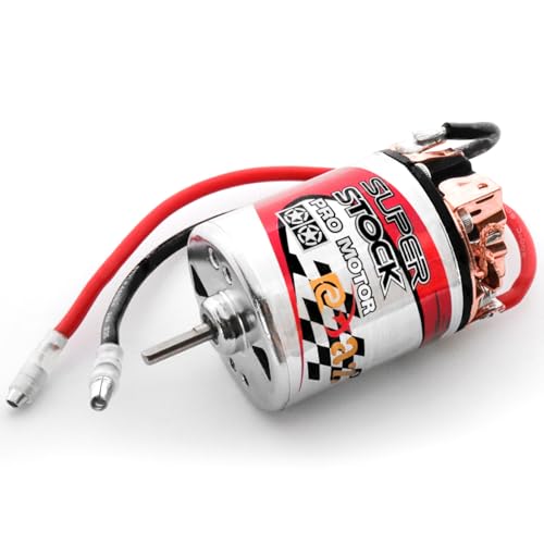 RC Motor 540 22T Brushed Motor Waterproof Stainless Steel Shell Brushed Motor Climbing Car Large Torque Motor Replacement for Axial SCX10 AXI03007 90046 Redcat Gen8 Tamiya TT02 - size: 22 T