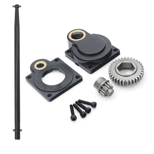 RC Electric Power Starter E-Start Backplate Nitro Engine Back Cover 11011 & 11003 Drill Starter Wand Power Starter Shaft Rod Pin End Kit for 1/8 1/10 Car HSP Vertex 16 18 21 Cxp Roto 70111