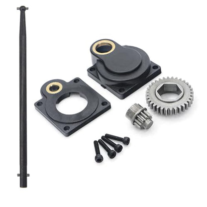 RC Electric Power Starter E-Start Backplate Nitro Engine Back Cover 11011 & 11003 Drill Starter Wand Power Starter Shaft Rod Pin End Kit for 1/8 1/10 Car HSP Vertex 16 18 21 Cxp Roto 70111