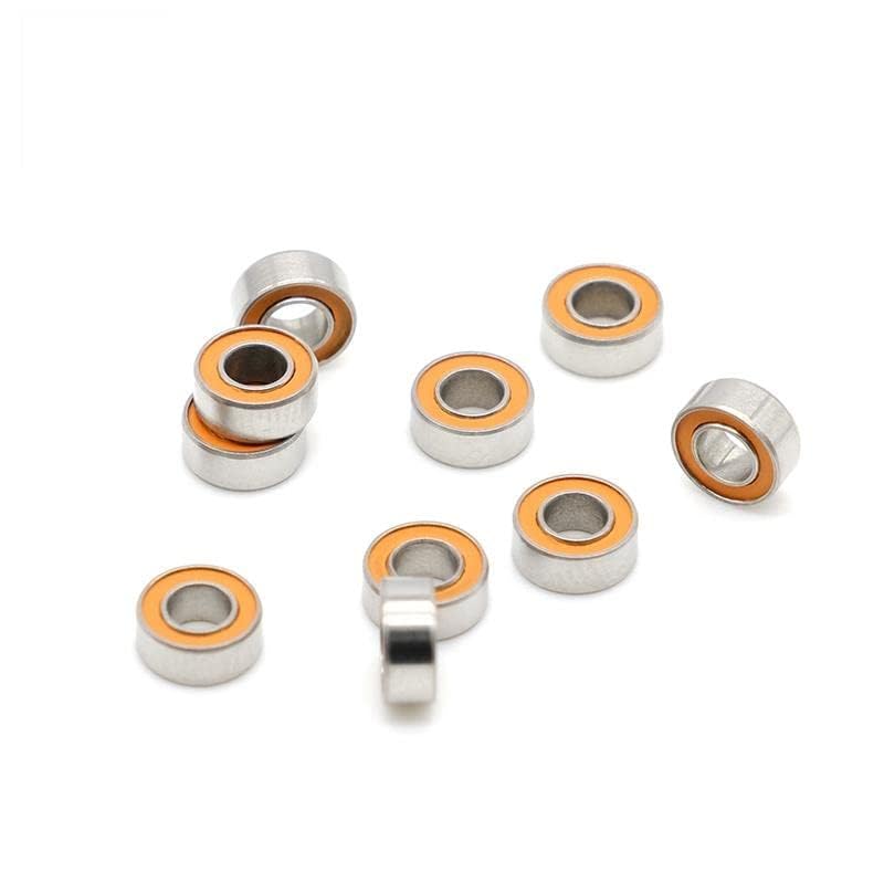 1Pcs 3x6x2.5 SMR63RS CB ABEC7 3x6x2.5mm Stainless Steel Hybrid Ceramic Ball Bearing Without Grease Fast Turning