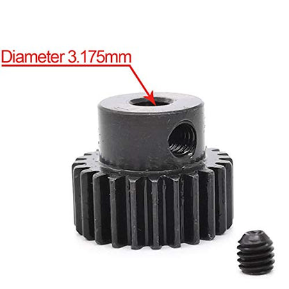 48P Pinion Gear Set 3.175mm 48 Pitch 24T 25T 26T 27T 28T RC Parts