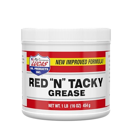 Lucas Oil 10574 Red "N" Tacky Grease - 1 Pound - size: 16 Ounce, style: 1 Pack