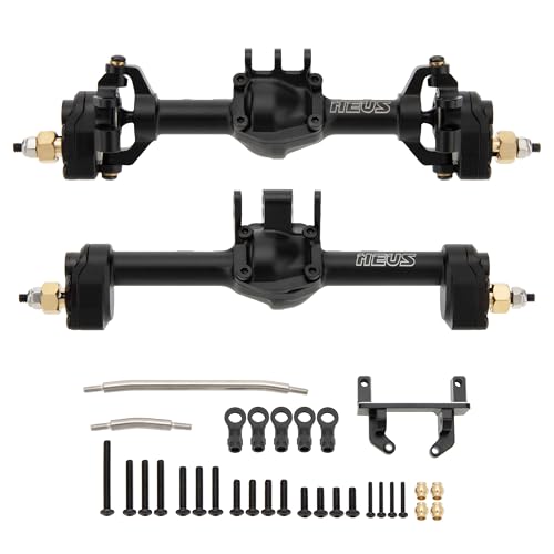 MEUS Racing +4mm TRX4M Portal Axles with Lay Down Servo Mount for Traxxas 1/18 TRX4M RC Crawler