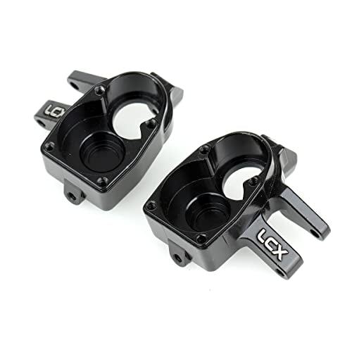 LCX Racing 1/10th RC Crawler Car Front Portal Axles Aluminum Steering Knuckles for Axial SCX10 III AXI03007 Capra UTB10，Upgrades Parts Accessories