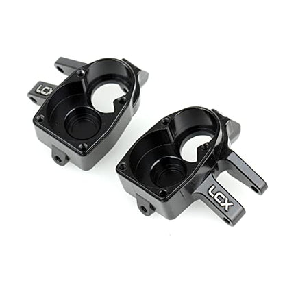 LCX Racing 1/10th RC Crawler Car Front Portal Axles Aluminum Steering Knuckles for Axial SCX10 III AXI03007 Capra UTB10，Upgrades Parts Accessories