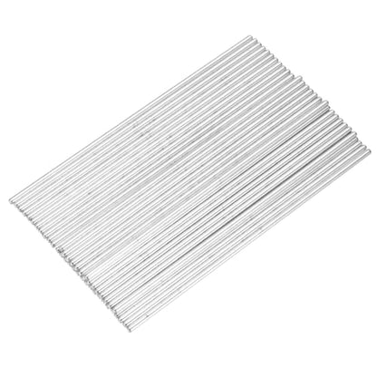 MECCANIXITY 40pcs 2.5mmx130mm Toys Shaft Round Rod Axles Drive Shaft for DIY RC Car Truck Boat Helicopter Model Part, Silver - size: 2.5mmx130mm
