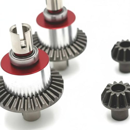 Simhoa Industrial Differential Metal Front Rear Differential Gear Drivetrain Assembly Improved Rotation Balance Enhanced Power Transfer Suitable for Rc Car Hobby Use Terrain Competition Regular