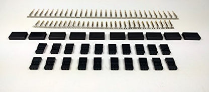 10 Sets Futaba J Style Servo Connector Plugs Male/Female Pair 1500