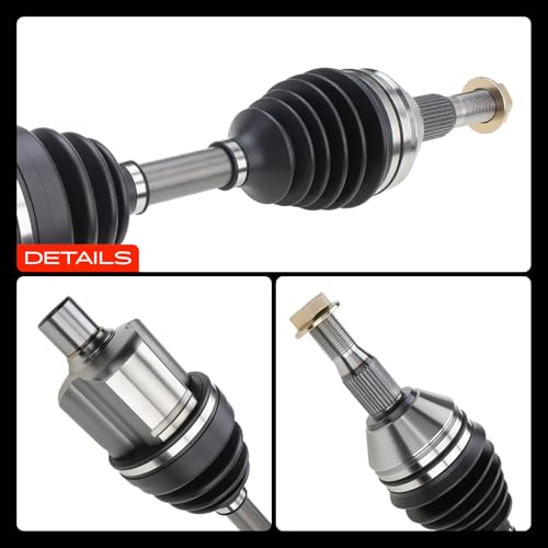 A-Premium Set of 2 Front Axle Shaft Assembly | Compatible with Chevy, Buick, Pontiac & Olds - Impala, Monte Carlo, Venture, LaCrosse, Allure, Century, Regal, Grand Prix