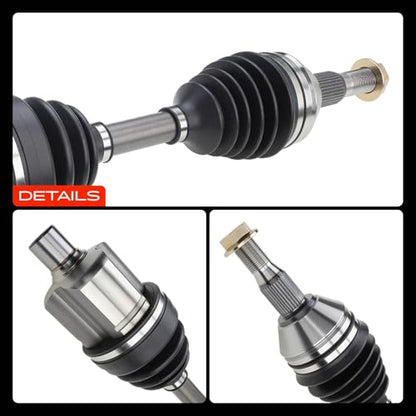A-Premium Set of 2 Front Axle Shaft Assembly | Compatible with Chevy, Buick, Pontiac & Olds - Impala, Monte Carlo, Venture, LaCrosse, Allure, Century, Regal, Grand Prix