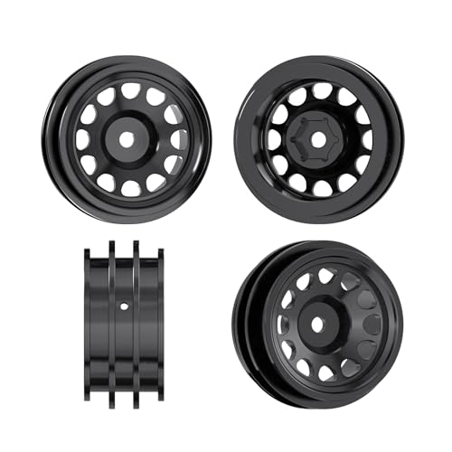 1.0 Wheel Rims for Axial SCX24 AX24 Traxxas TRX4M FCX24 1/24 1/18 RC Crawler Car