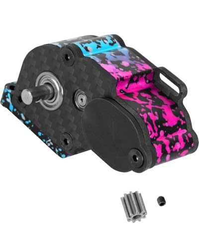 LCG Center Gearbox Transmission Box Upgrades Part for SCX10 SCX10 II 90046 90047 1/10 RC Crawler Car,Aluminum Middle Transmimssion Gearbox,Colorful - color: Colorful(1pc)