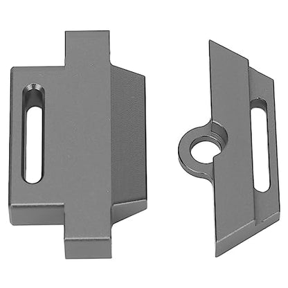 Tall Battery Holder Mount Hold Down for 1/10 2WD 5822 5822A, Aluminium Alloy RC Battery Mount Plate, Battery Holder Mount with Strap for 1/10 () - color: Gray