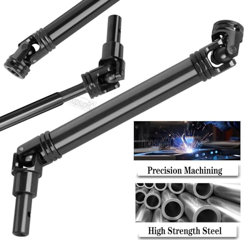 #45 Steel RC Drive Shaft Axles Upgrades Part for 1/10 Outcast 4S V2 BLX & Kraton 4S V2 BLX,4PCS Harden Front Rear CVD Driveshafts Hops up,Black (Only Fit V2)