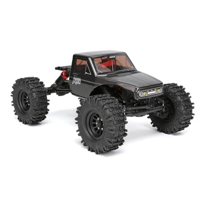 Redcat Racing Ascent-18 APEX, 1/18 Scale Brushless Electric Rock Crawler, Carbon Fiber, 4WD RC Car for Adults with 2.4GHz Radio System (Gray) - color: Gray