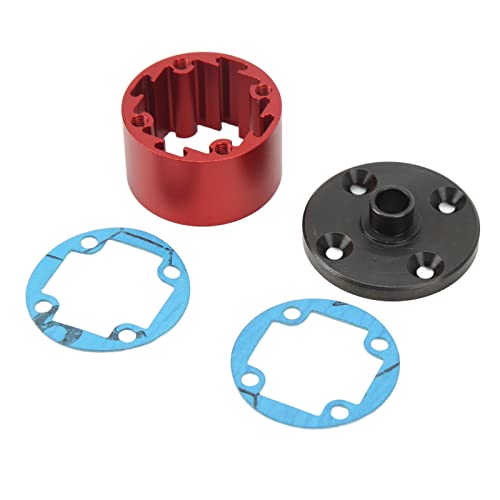 RC Differential Carrier Case Aluminum Alloy Diff Case 29mm Red Gear Box Cover for 7 8 Direct Replacement with Enhanced Durability and Extreme Load Performance