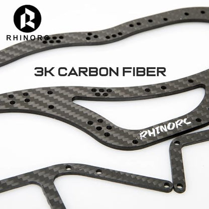 RhinoRC YUE LCG v2 Crawler Frame Chassis Kit,with Titanium Alloy Link,for 1/10 RC Crawler Car (YUE LCG v2 Set) - color: Yue Lcg V2 Chassis
