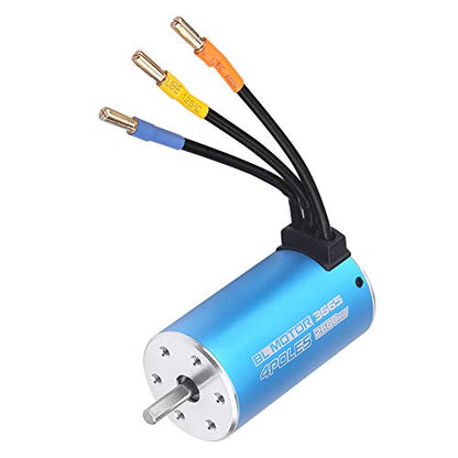 DAN&DRE Rc Brushless Motor Esc Combo Surpass 3665 2600Kv 4 Pole Brushless Motor for Remote Control Car Rc Boat