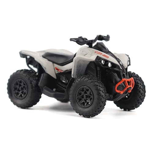 Diecast Masters BRP Bombardier Models 1:32 Scale Diecast Replica Can-Am Renegarde X XC 1000R, Chalk Gray & Magma Red | Item 60008