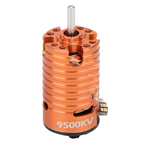2 Poles 9500KV Brushless Motor, Car Digital Metal Shaft Sensored Brushless Motor 3.7cm/1.5in Car Model Accessory for 1/24 1/28 RC Model Car
