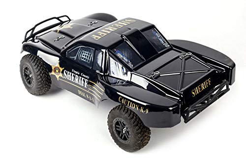 SummitLink Compatible Custom Body Police Style Replacement for 1/10 Scale RC Car or Truck (Truck not Included) SS-PO-02